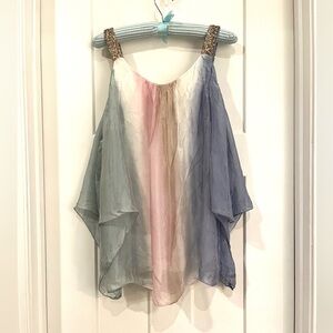 Elegant Multicolor Slouch Women's Blouse